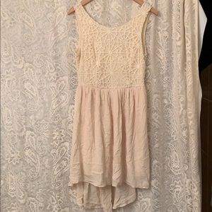 Hi Low Cream Dress from Francesca’s